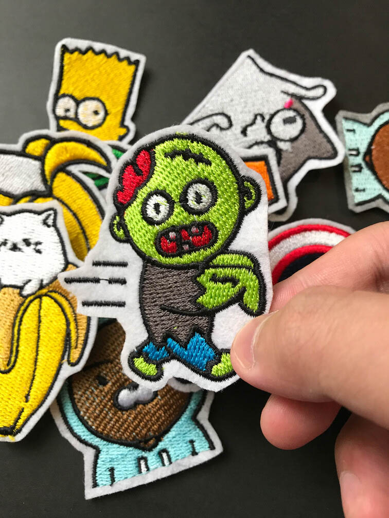 Ảnh thêu patch ủi Zoombie