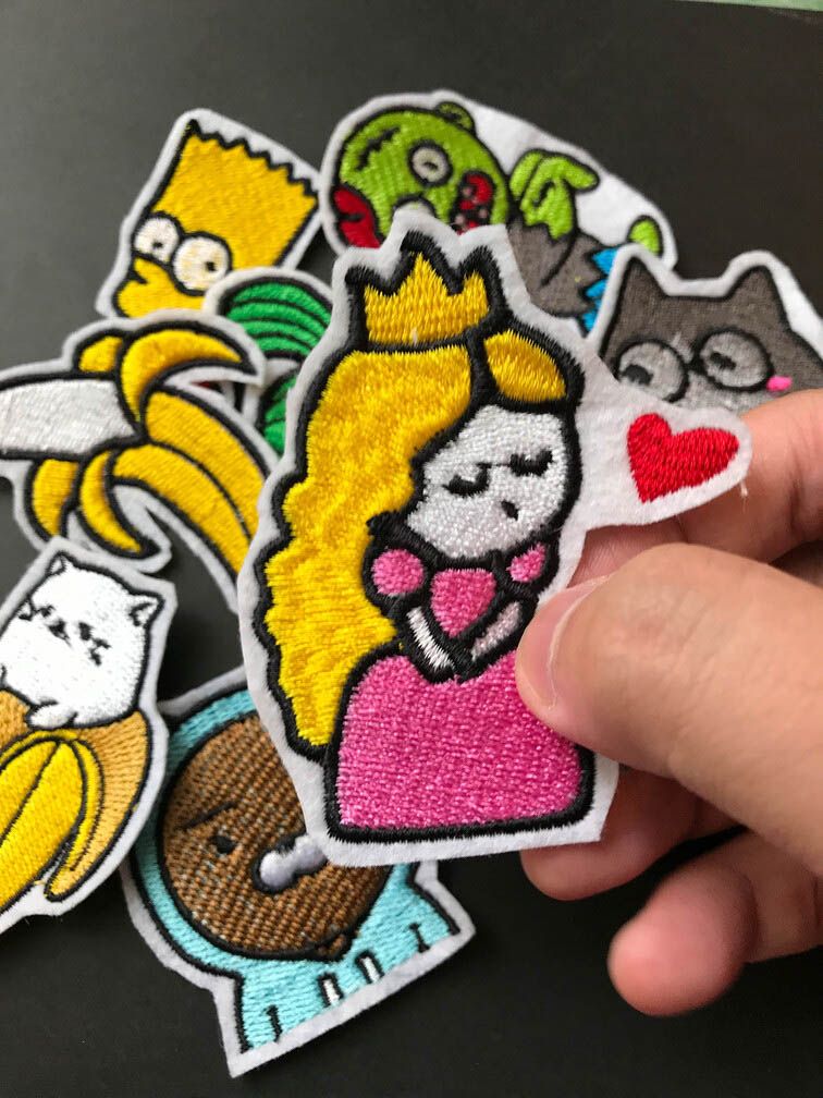 Ảnh thêu patch ủi công chúa